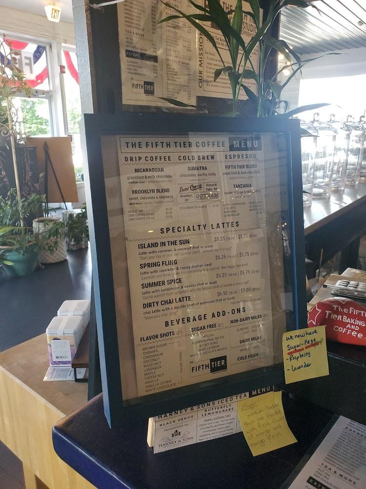 The Fifth Tier Baking Studio and Coffeehouse Menu image 2